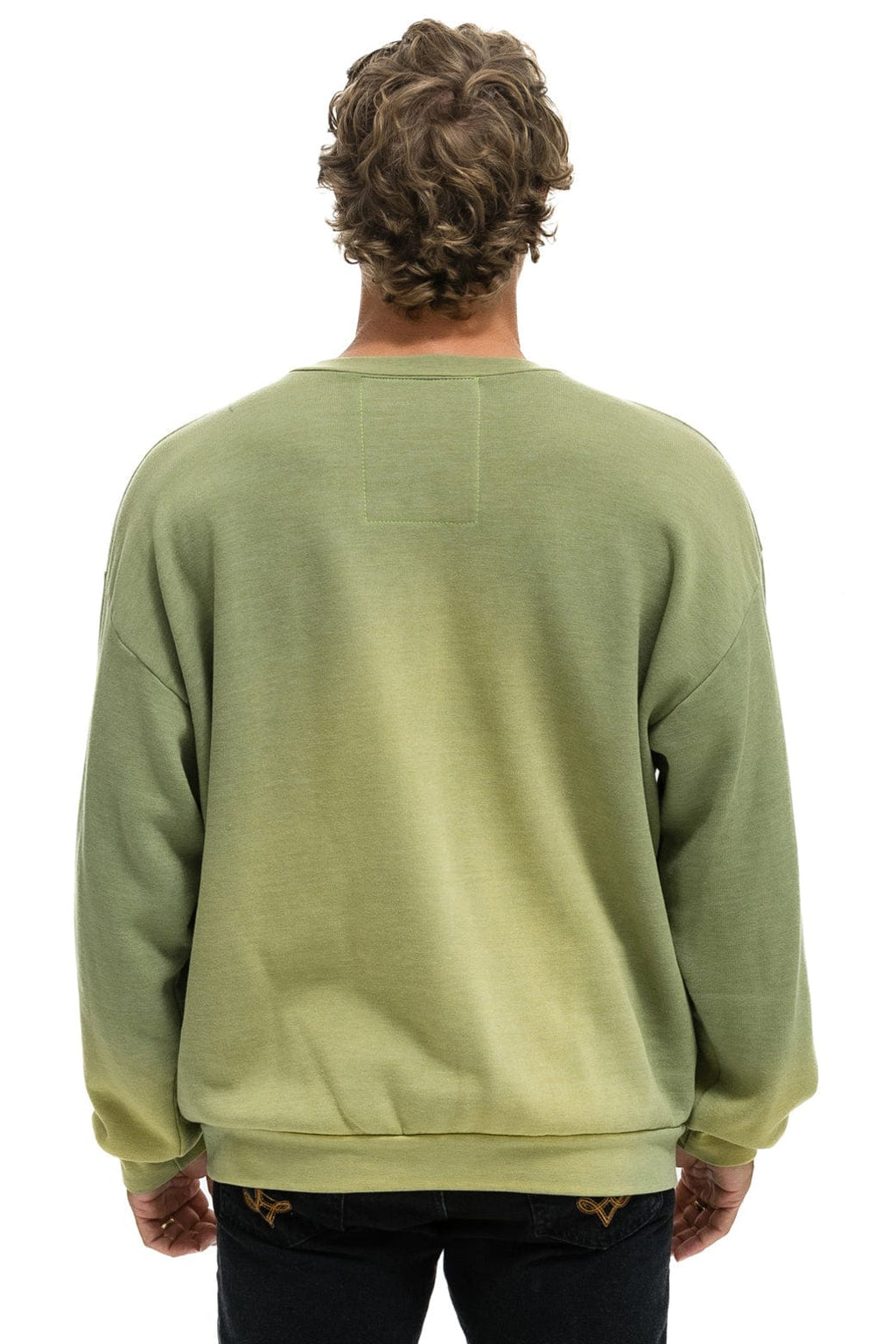 Classic WINDSURF JUMP RELAXED CREW SWEATSHIRT - FADED ARMY
