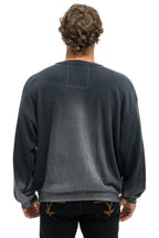 Classic WINDSURF JUMP RELAXED CREW SWEATSHIRT - FADED SMOKE
