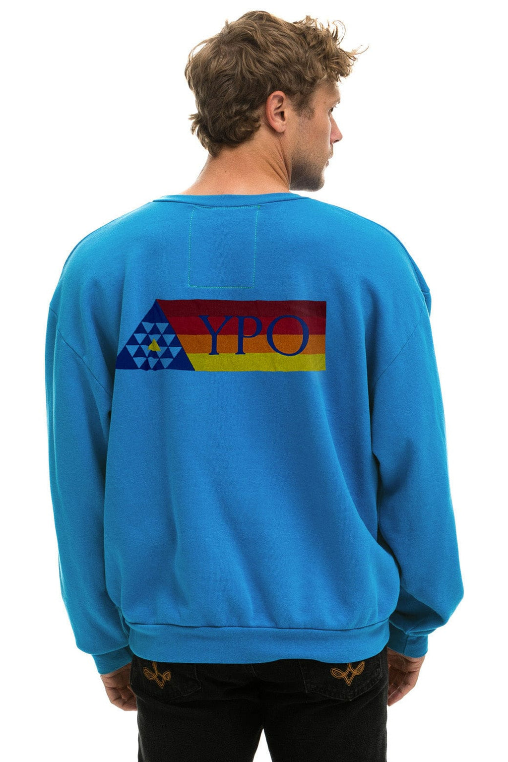 Classic YPO 24 RELAXED CREW SWEATSHIRT - COBALT