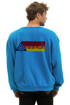 Classic YPO 24 RELAXED CREW SWEATSHIRT - COBALT