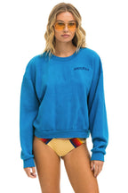 Classic YPO 24 RELAXED CREW SWEATSHIRT - COBALT