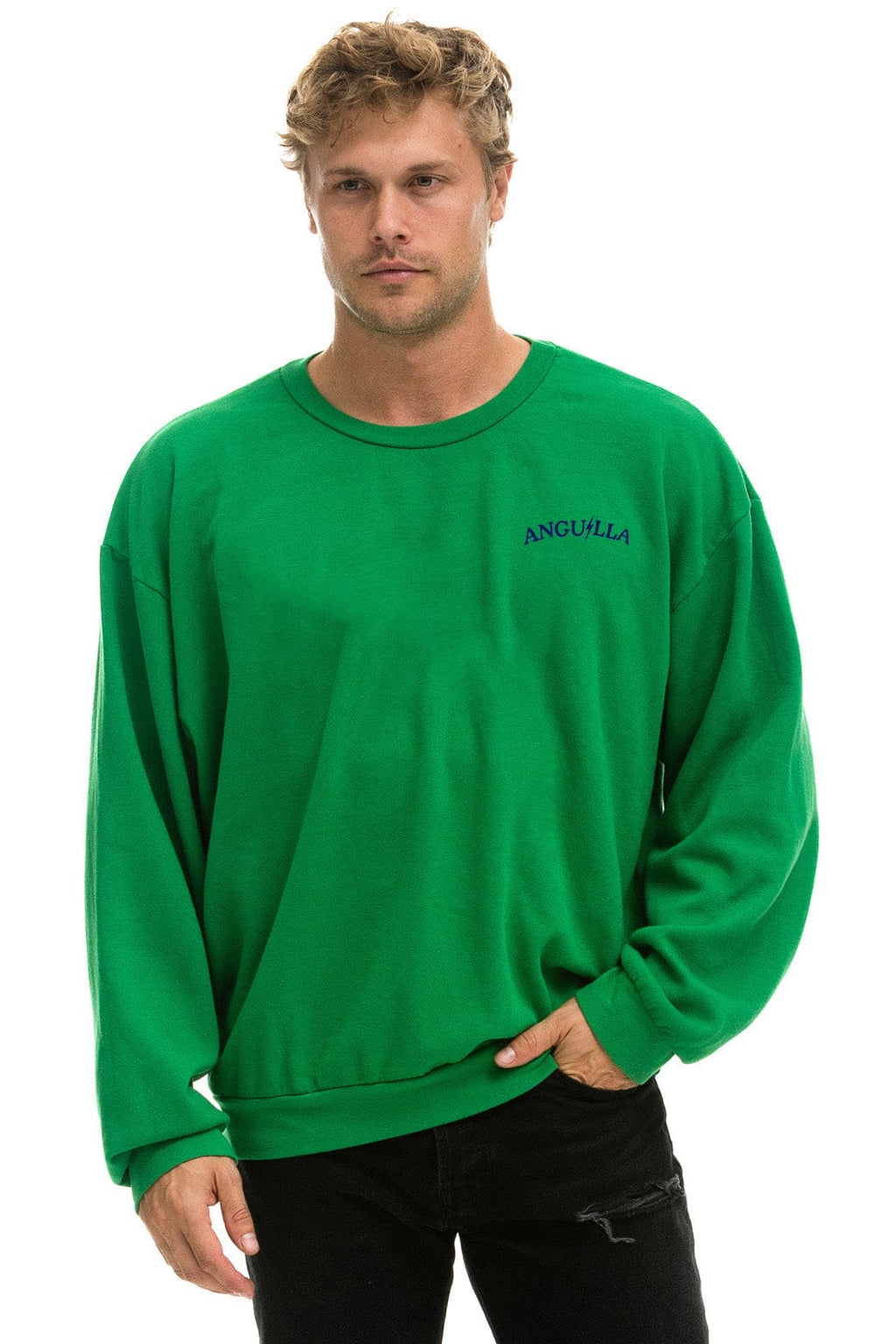 Classic YPO 24 RELAXED CREW SWEATSHIRT - KELLY GREEN