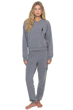 Classic BOLT STITCH RELAXED CREW SWEATSHIRT - HEATHER GREY