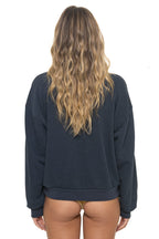 Classic BOLT STITCH RELAXED CREW SWEATSHIRT - CHARCOAL