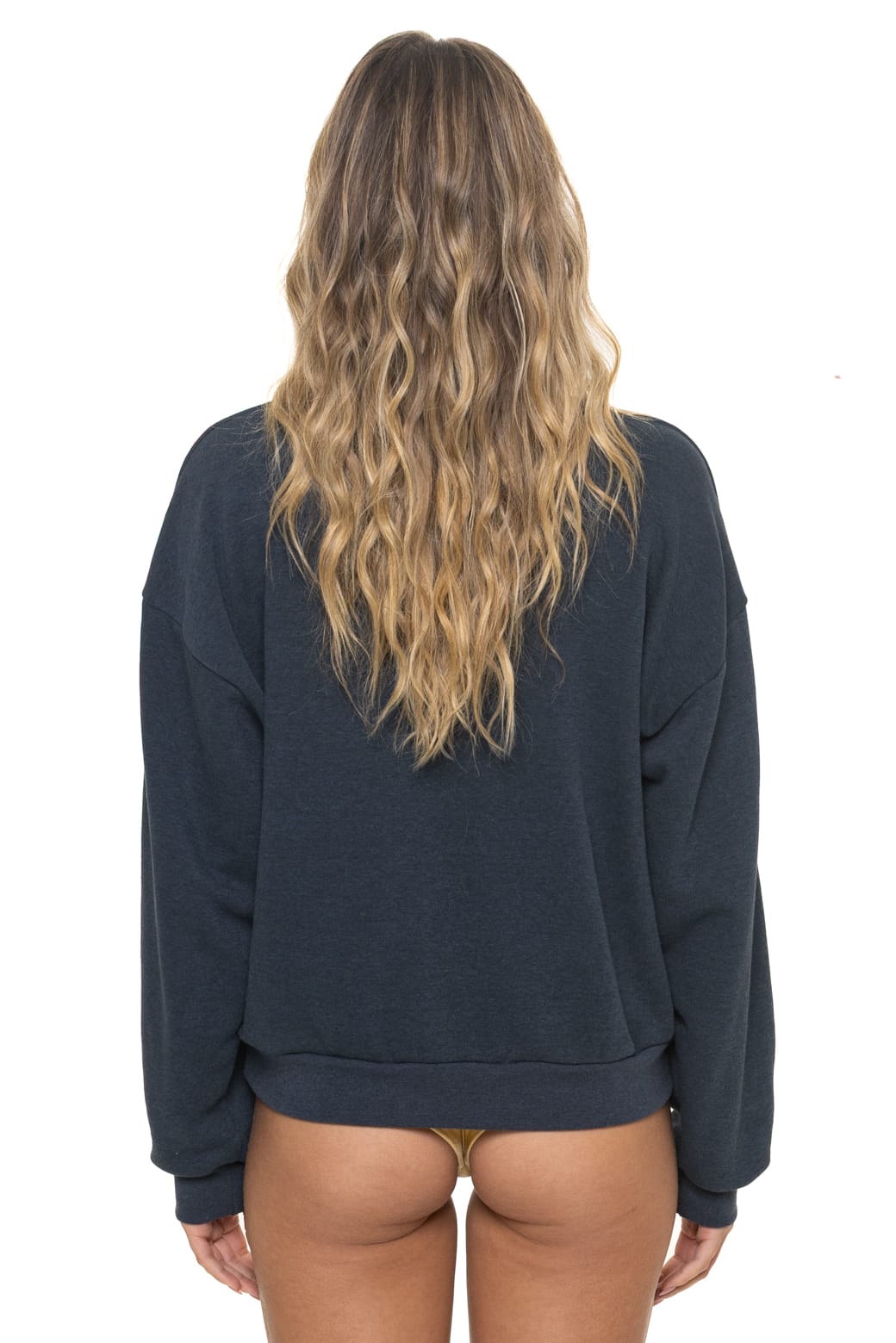 Classic BOLT STITCH RELAXED CREW SWEATSHIRT - CHARCOAL