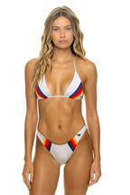 Classic 5 STRIPE LUXE BIKINI BOTTOMS - CLOUD
