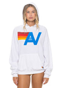 Classic LOGO PULLOVER RELAXED HOODIE - WHITE