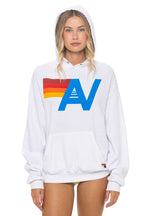 Classic LOGO PULLOVER RELAXED HOODIE - WHITE