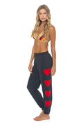 Classic HEART STITCH 4 SWEATPANTS - CHARCOAL