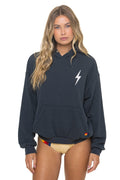Classic BOLT STITCH RELAXED PULLOVER HOODIE - CHARCOAL
