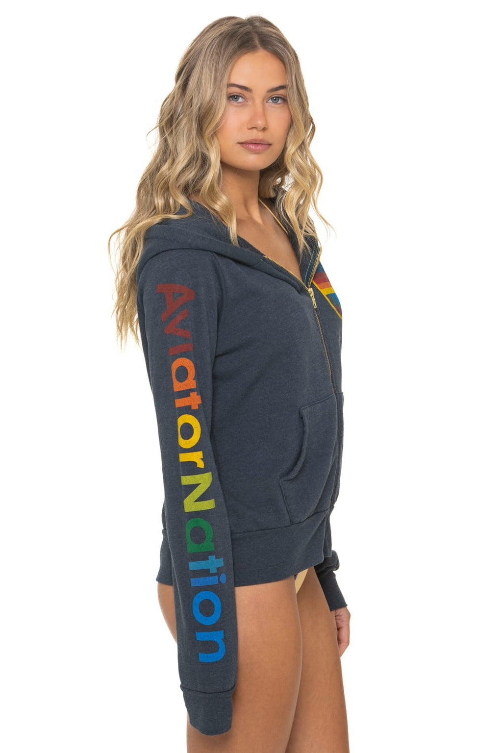 Classic AVIATOR NATION VENICE HOODIE - CHARCOAL