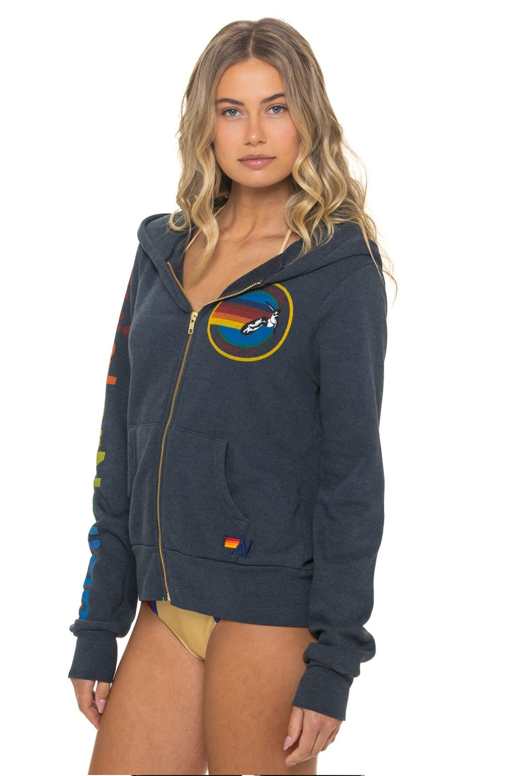 Classic AVIATOR NATION VENICE HOODIE - CHARCOAL