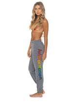 Classic AVIATOR NATION VENICE SWEATPANTS - HEATHER GREY