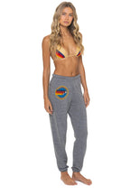 Classic AVIATOR NATION VENICE SWEATPANTS - HEATHER GREY