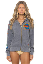 Classic AVIATOR NATION VENICE HOODIE - HEATHER GREY
