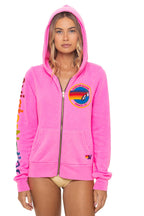 Classic AVIATOR NATION VENICE HOODIE - NEON PINK