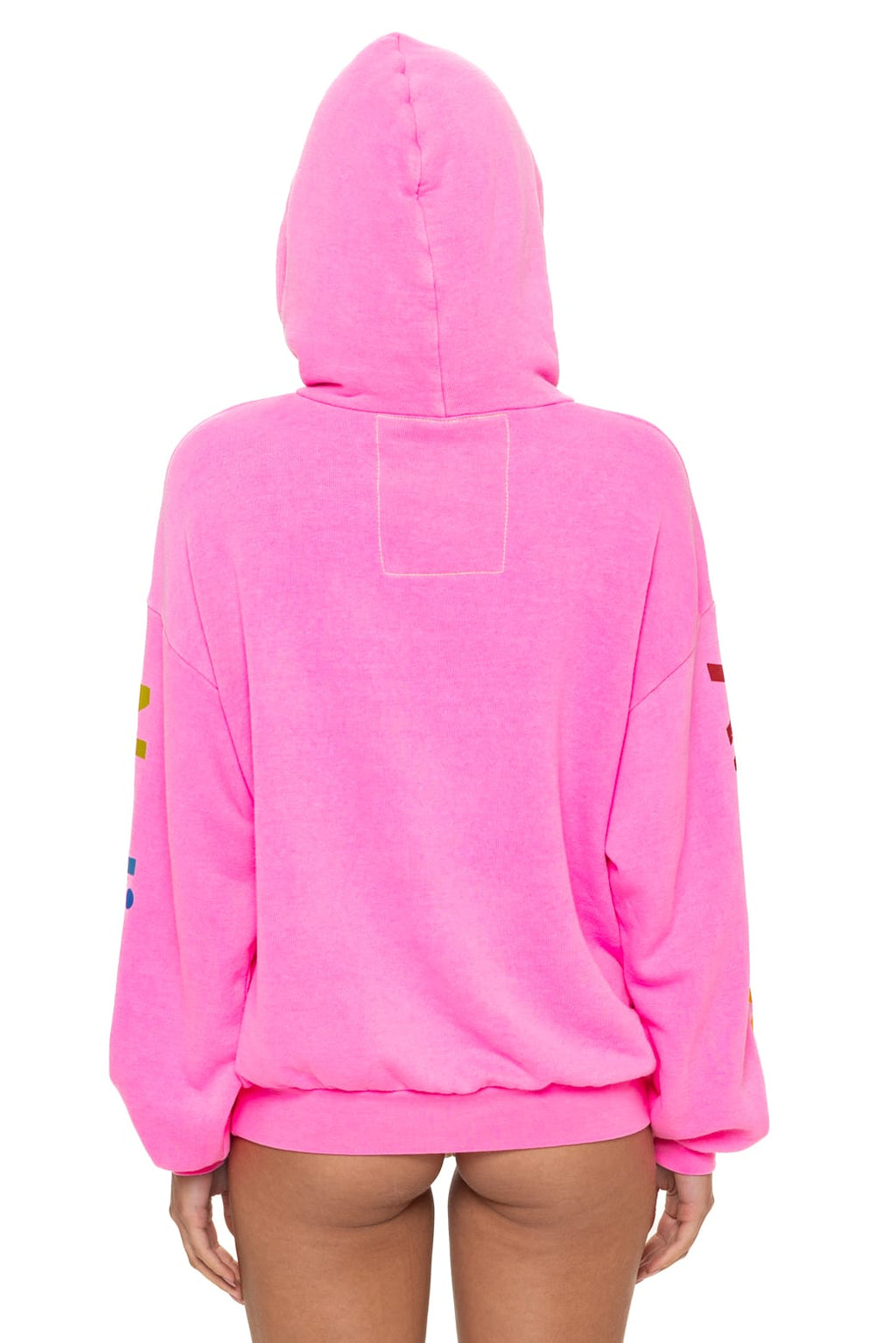 Classic AVIATOR NATION RELAXED VENICE PULLOVER HOODIE - NEON PINK