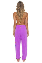 Classic AVIATOR NATION VENICE SWEATPANTS - NEON PURPLE