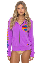 Classic AVIATOR NATION VENICE HOODIE - NEON PURPLE