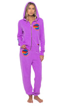 Classic AVIATOR NATION VENICE HOODIE - NEON PURPLE