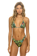 Classic JUNGLE LUXE BIKINI BOTTOMS - VINTAGE BLACK
