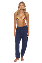 Classic 5 STRIPE SWEATPANTS - NAVY