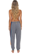 Classic 5 STRIPE SWEATPANTS - HEATHER GREY