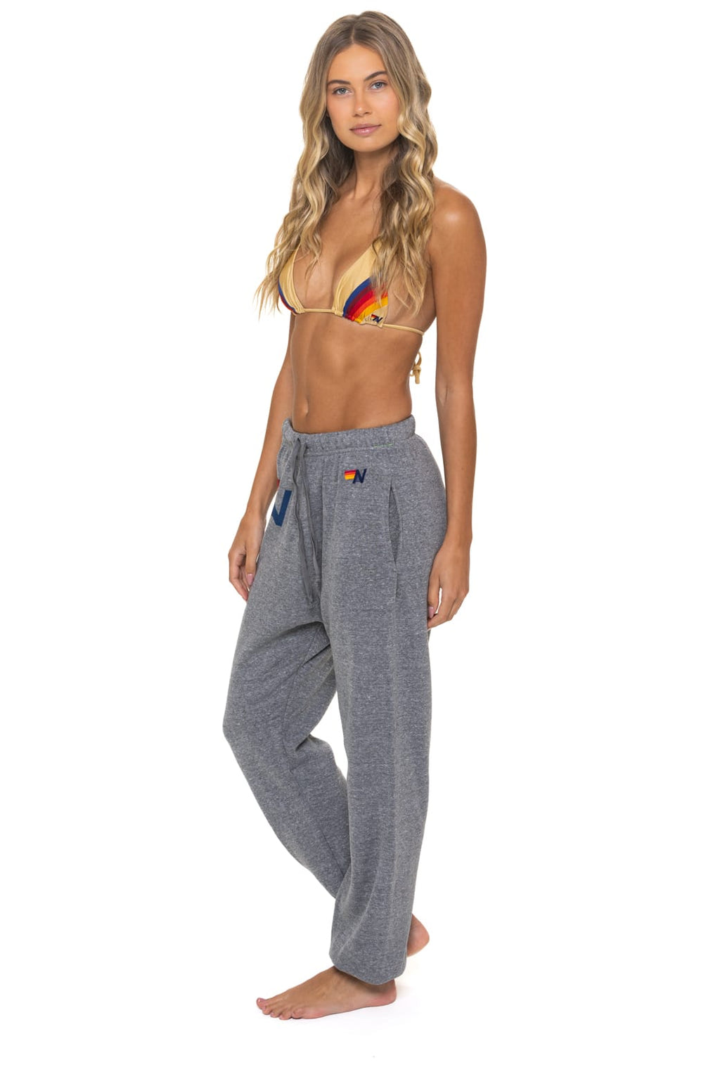 Classic LOGO SWEATPANTS - HEATHER GREY