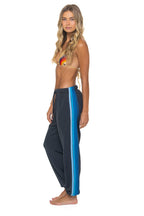 Classic 5 STRIPE SWEATPANTS - CHARCOAL BLUE
