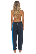 Classic 5 STRIPE SWEATPANTS - CHARCOAL BLUE