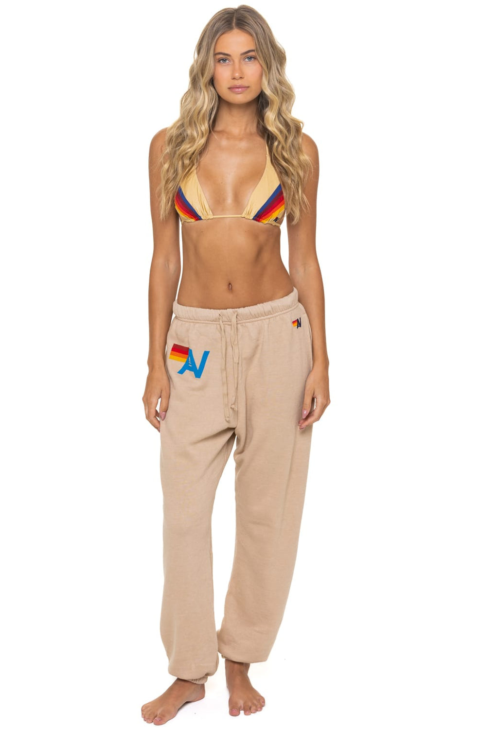 Classic LOGO SWEATPANTS - SAND