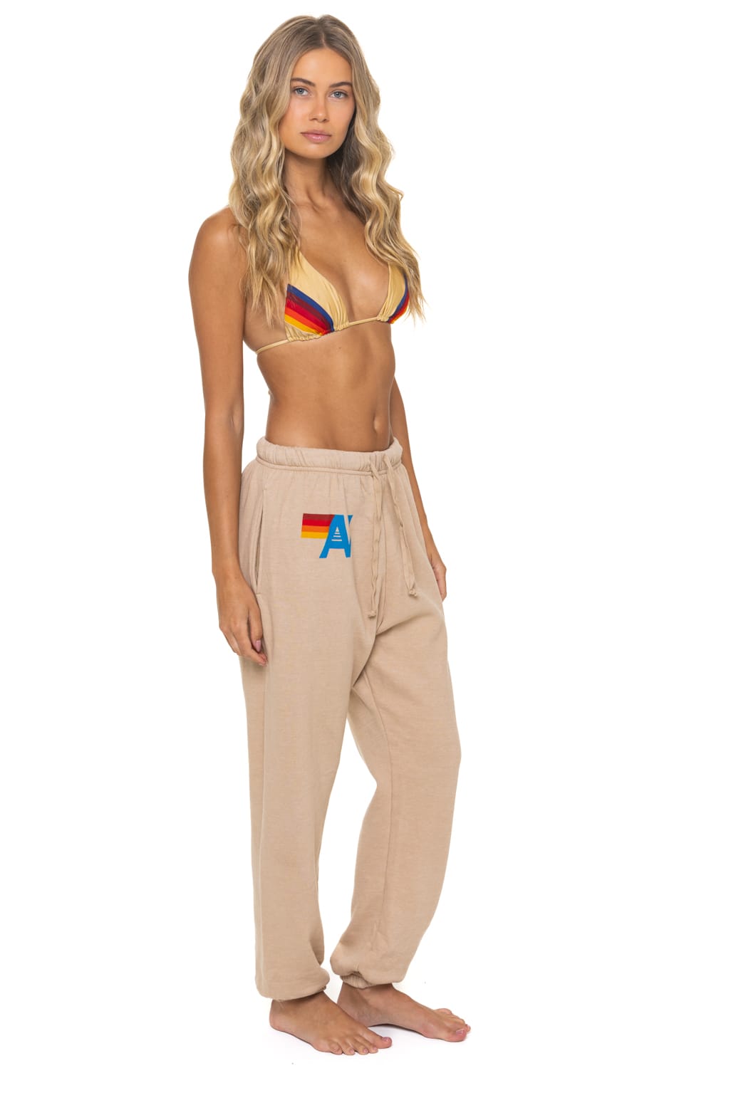 Classic LOGO SWEATPANTS - SAND