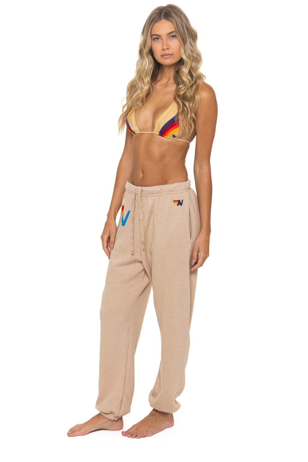 Classic LOGO SWEATPANTS - SAND
