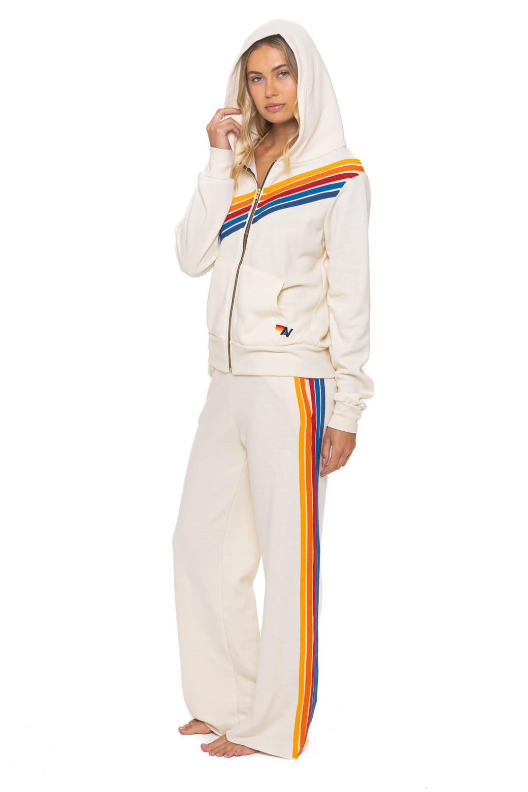 Classic DISCO ZIP HOODIE - VINTAGE WHITE