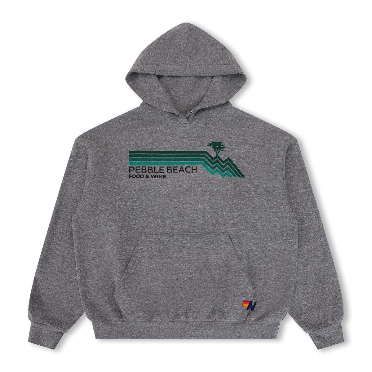 Classic PEBBLE BEACH FOOD & WINE 2026 PULLOVER HOODIE RELAXED - HEATHER GREY