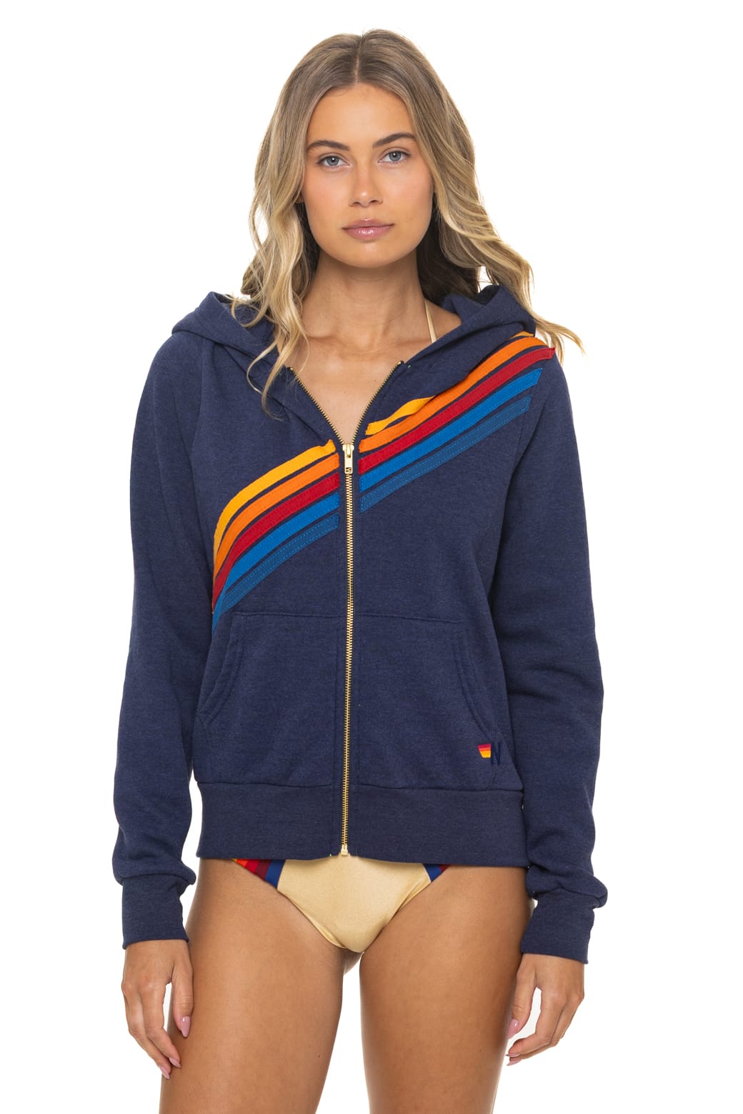 Classic DISCO ZIP HOODIE - NAVY