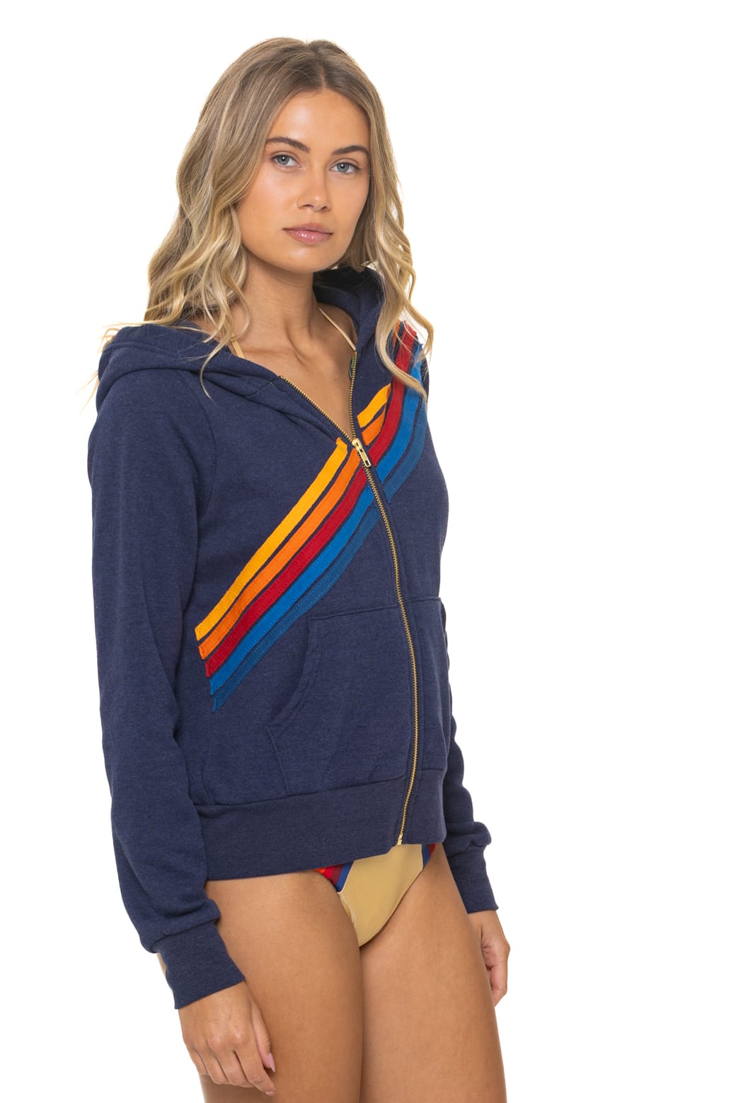 Classic DISCO ZIP HOODIE - NAVY