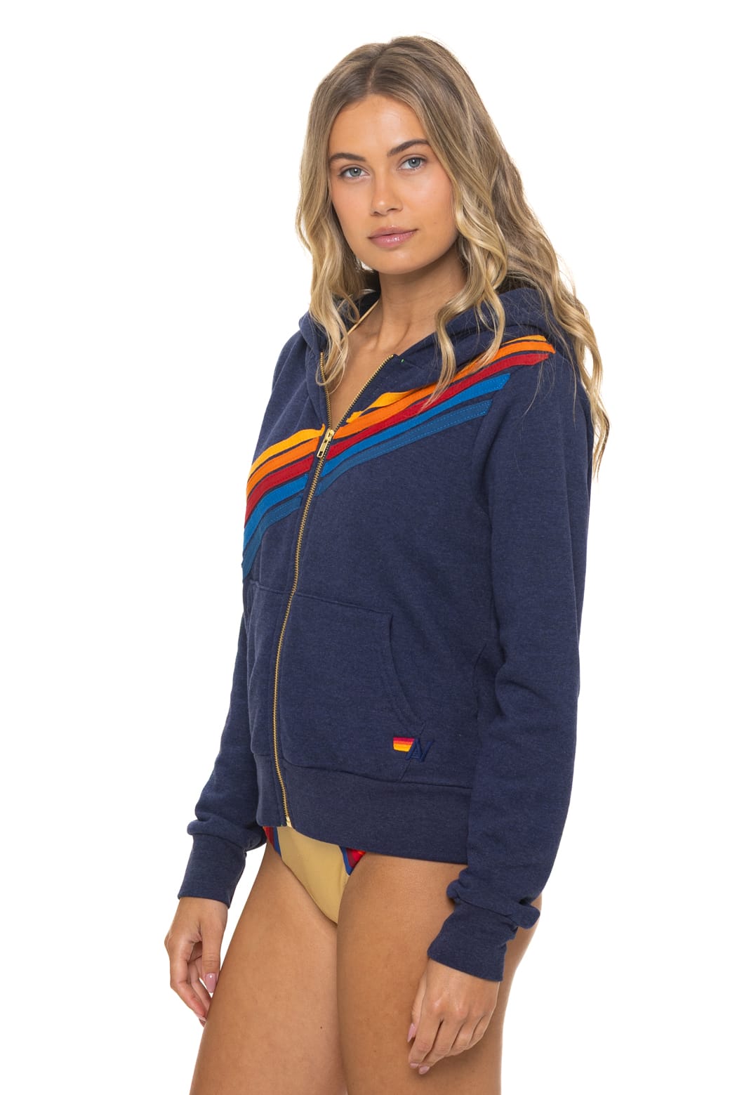 Classic DISCO ZIP HOODIE - NAVY