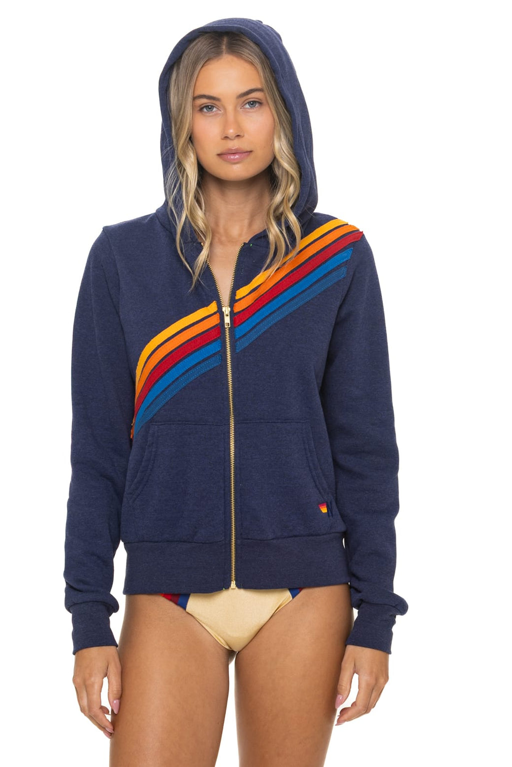 Classic DISCO ZIP HOODIE - NAVY