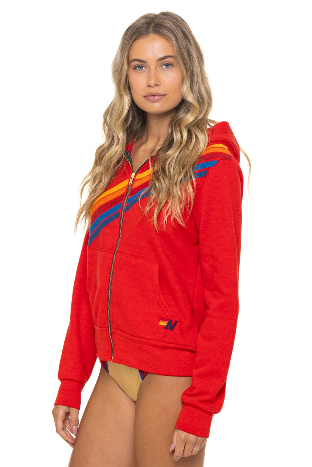 Classic DISCO ZIP HOODIE - RED