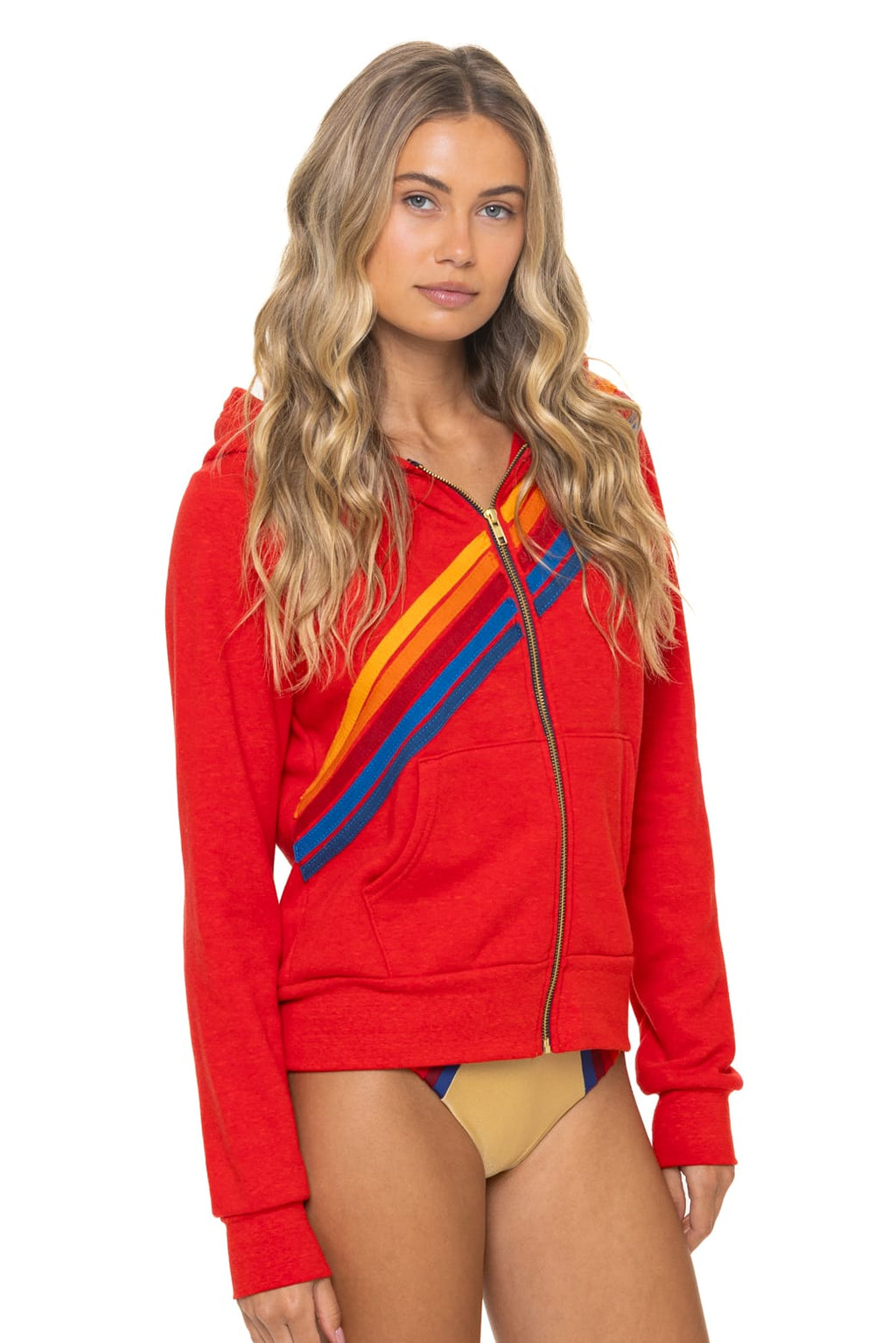 Classic DISCO ZIP HOODIE - RED