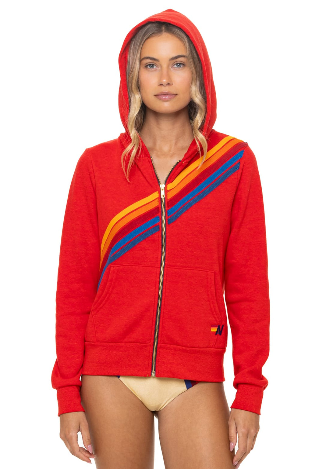 Classic DISCO ZIP HOODIE - RED
