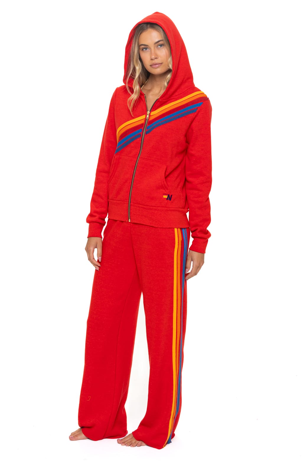 Classic DISCO ZIP HOODIE - RED
