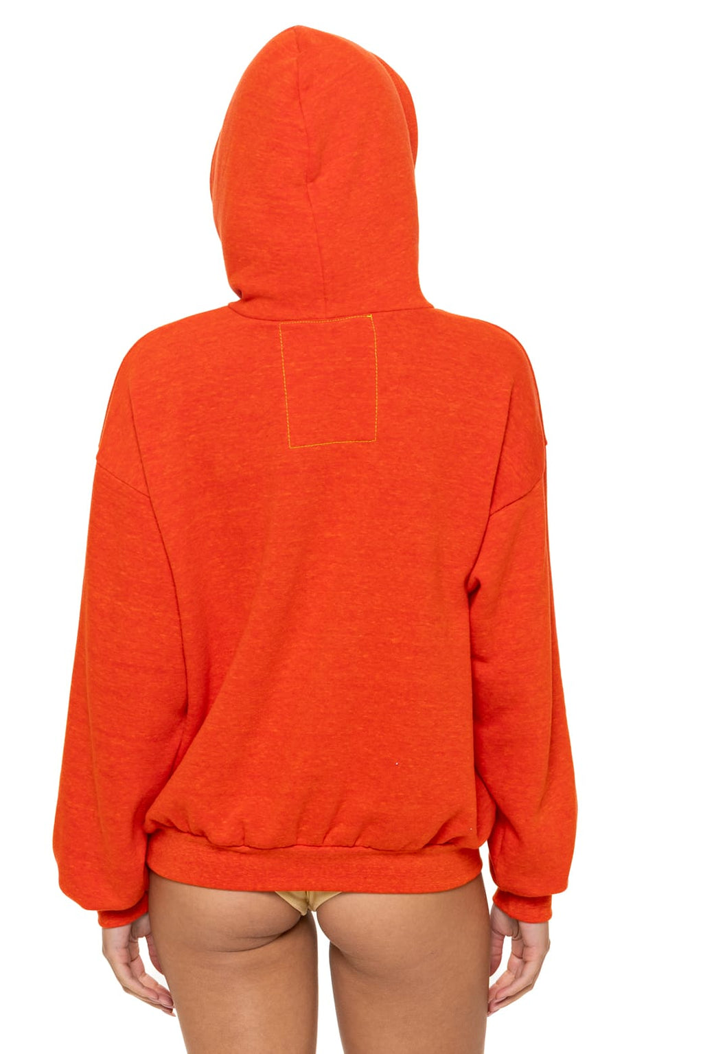Classic 5 STRIPE RELAXED PULLOVER HOODIE - VINTAGE ORANGE