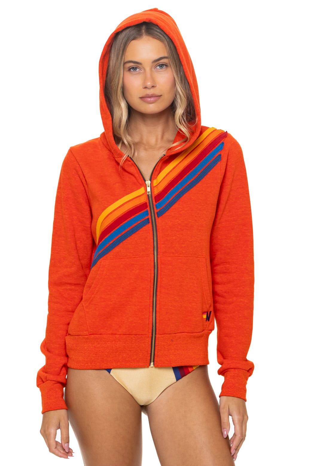 Classic DISCO ZIP HOODIE - VINTAGE ORANGE