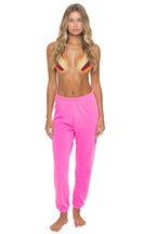 Classic BOLT STITCH SWEATPANTS - NEON PINK NEON PURPLE