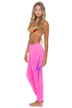 Classic BOLT STITCH SWEATPANTS - NEON PINK NEON PURPLE