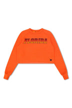 Classic UNIVERSITY OF FLORIDA CROPPED CREW SWEATSHIRT - ORANGE