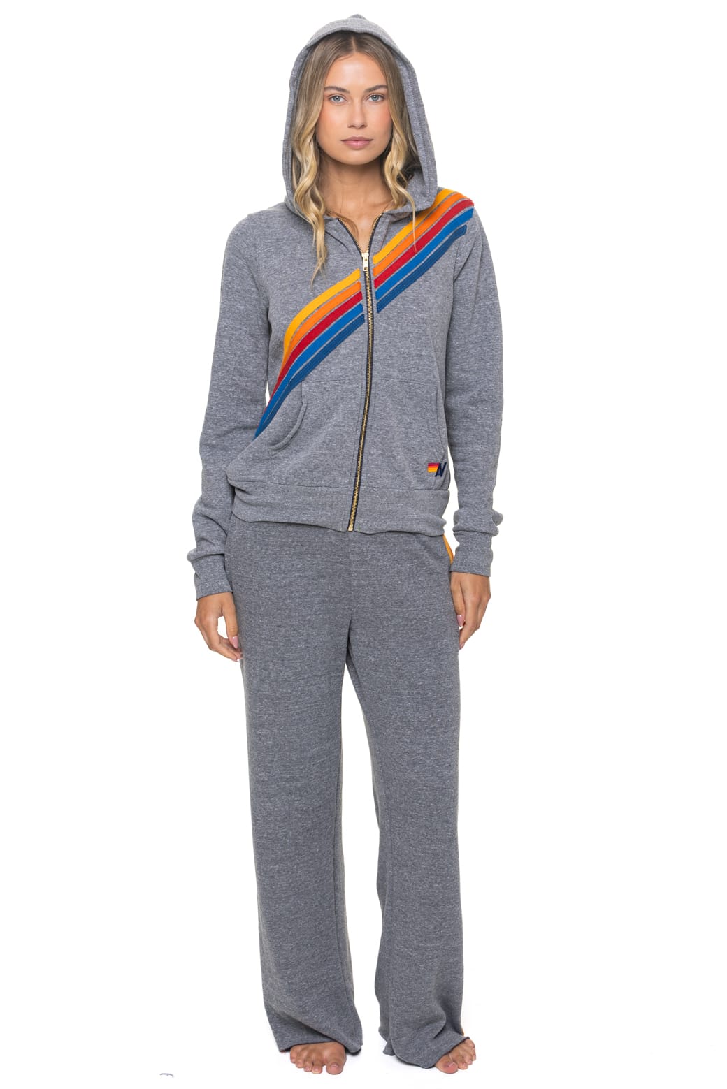 Classic DISCO ZIP HOODIE - HEATHER GREY