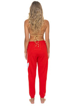 Classic BOLT STITCH SWEATPANTS - RED WHITE